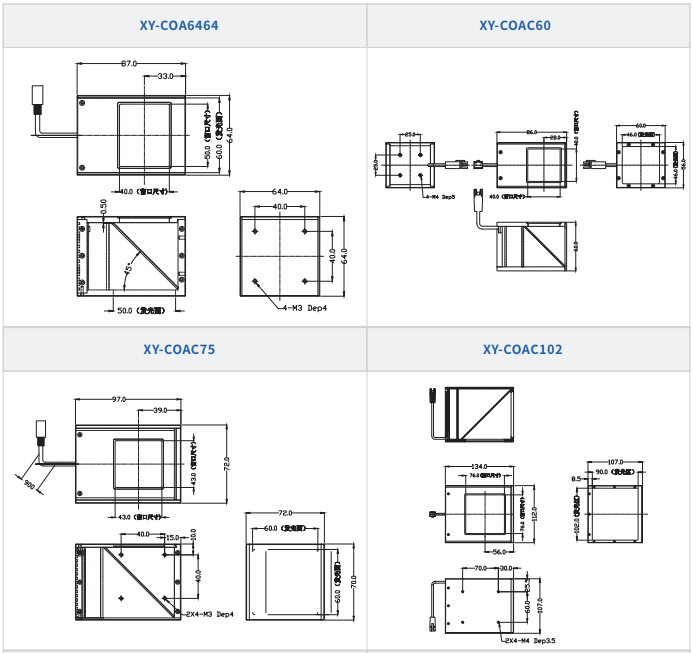 同軸光源XY-COA系列